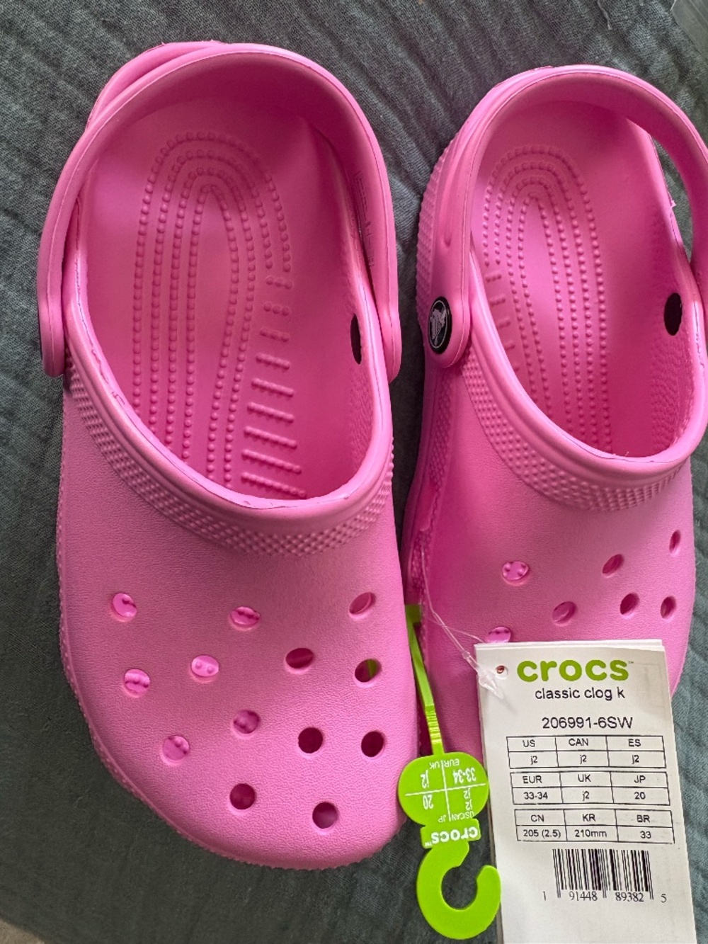 Brand new CROCS size J2